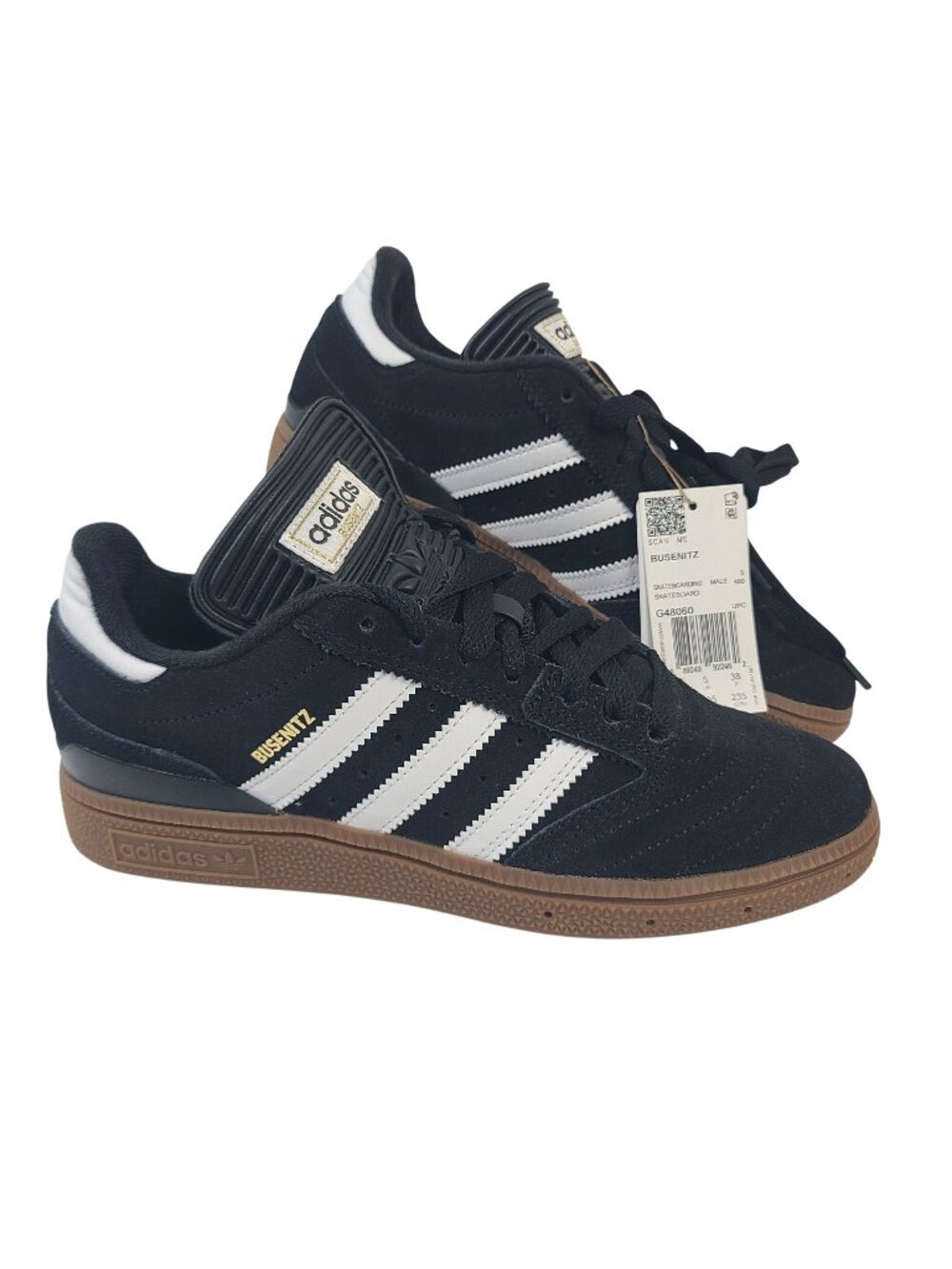 NEW Adidas Busenitz Black Skateboarding Shoes US 5.5 Men's G48060